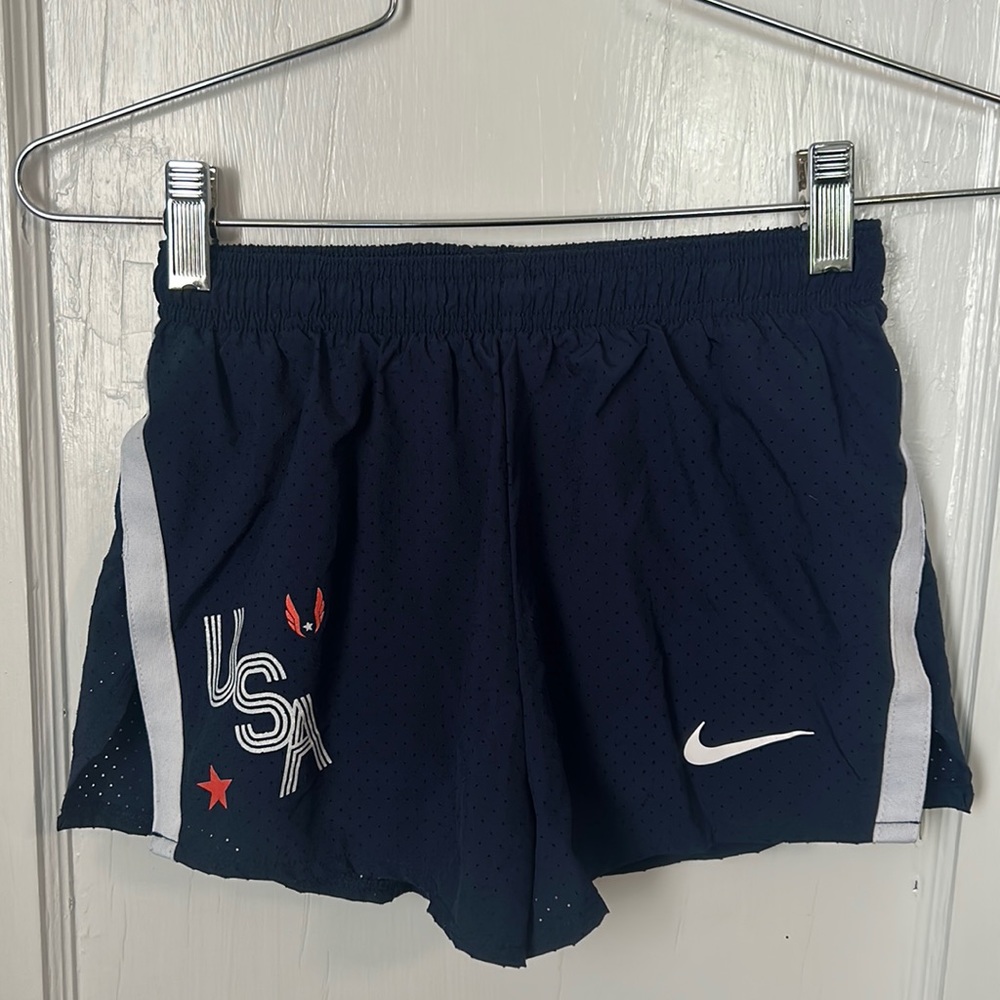 NWOT Nike USATF Kids Running Shorts Medium